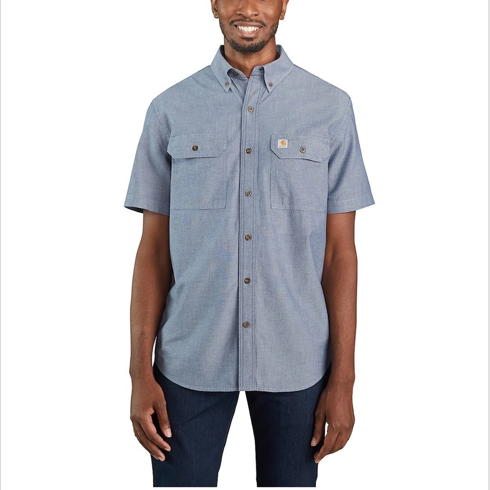 CARHARTT Chambray short sleeve shirt